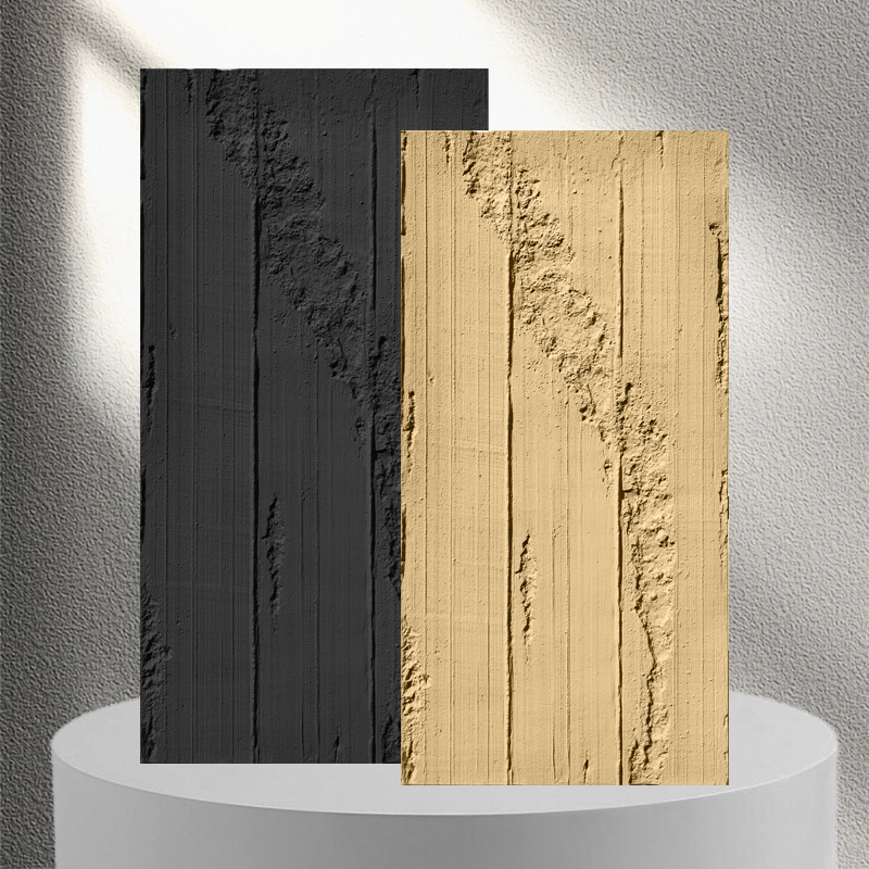 PU Cement board 3D stone texture pu stone wall panel interior exterior artificial stone polyurethane wall cladding sheet