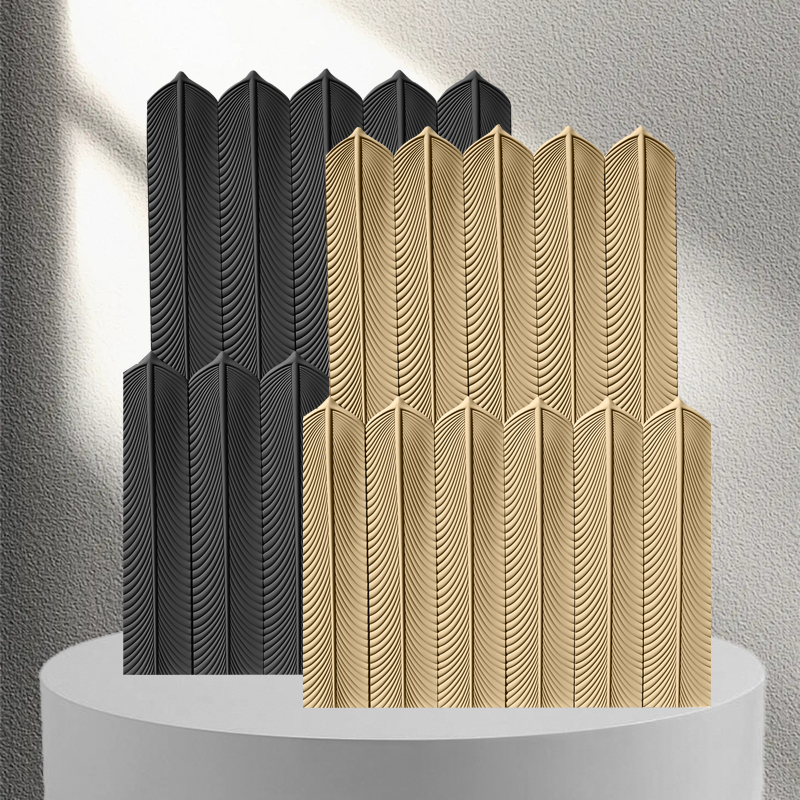 PU feather stone 3D stone texture pu stone wall panel interior exterior artificial stone polyurethane wall cladding sheet